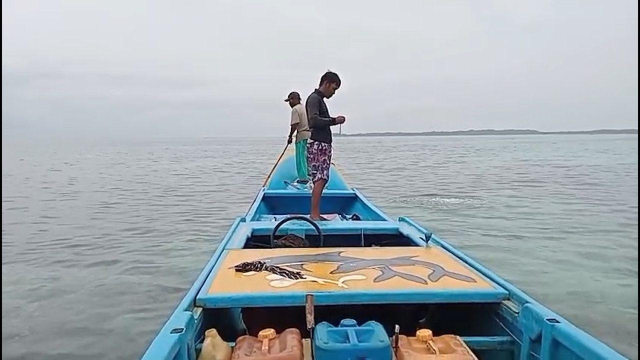 Pondang is a Fisherman in Bajau Laut, Wakatobi National Park in Indonesia